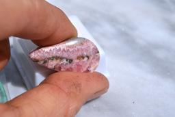 41.29 Carat Pear Rhodochrosite Cabochon