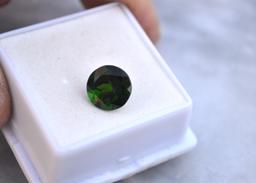 4.15 Carat Round Cut Chrome Diopside