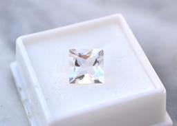 4.29 Carat Princess Cut Crystal Quartz