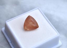 5.46 Carat Trillion Cut Sunstone