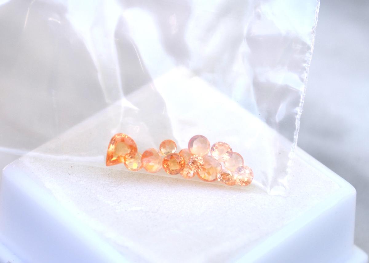 2.09 Carat Parcel of Bright and Beautiful Spessartite Garnets