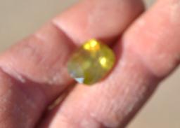 9.64 Carat Cushion Cut Sphene