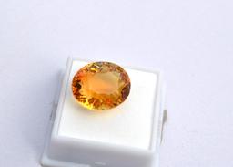 22.90 Carat Fantastic Millennium Cut Citrine