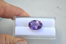 8.22 Carat Oval Cut Amethyst