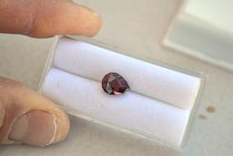 2.30 Carat Fancy Pear Cut Rhodolite Garnet