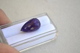 15.96 Carat Amethyst Briolette