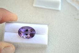 11.60 Carat Oval Cut Amethyst