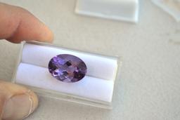 11.60 Carat Oval Cut Amethyst