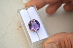 11.14 Carat Oval Cut Amethyst