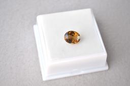 2.35 Carat Oval Cut Yellow Tourmaline