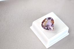 19.23 Carat Pear Cut Ametrine