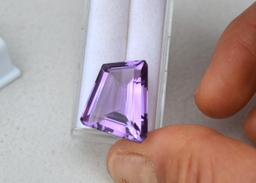 25.19 Carat Fancy Cut Amethyst