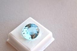 21.90 Carat Oval Cut Sky Blue Topaz