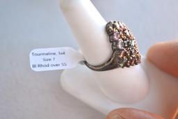 Tourmaline Ring in Sterling Silver