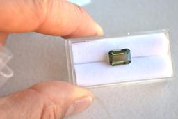 4.39 Carat Octagon Cut Tourmaline