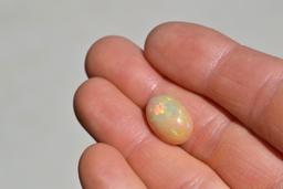 7.62 Carat Oval Shaped Caramel Opal