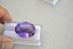 46.36 Carat Antique Oval Cut Amethyst