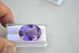 46.36 Carat Antique Oval Cut Amethyst