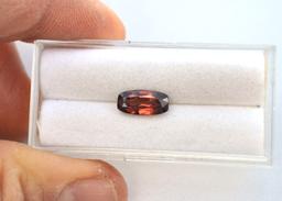 2.70 Carat Cushion Cut Pink Zircon