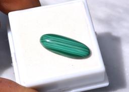 8.26 Carat Gorgeous Malachite Cabochon