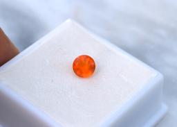 0.82 Carat Round Cut Gem Quality Carnelian