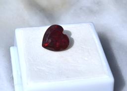 4.26 Carat Fine Heart Shaped Sunstone