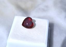 4.26 Carat Fine Heart Shaped Sunstone