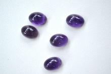 30.79 Carats of Fine Amethyst Cabochons