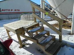 Treated Wood Platform