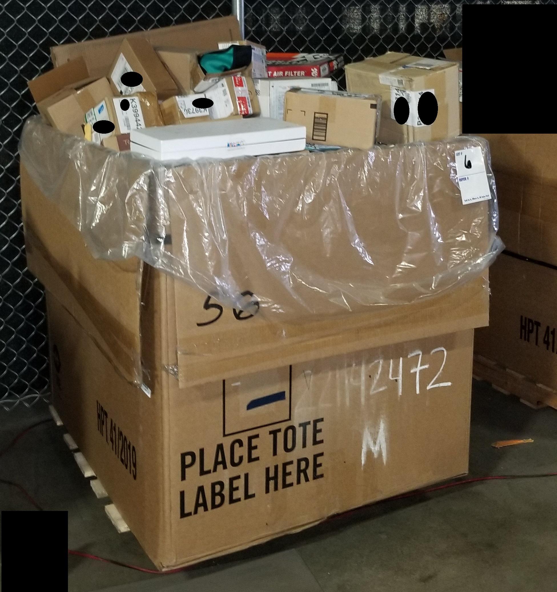 Gaylord Pallet ~ Unclaimed Product & Some Returns