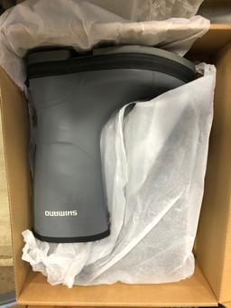 One Pair Shimano Flat Wading Boots - Size 9 Evir 12 Inch Rubber Boots - Size 9