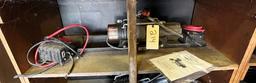 CHICAGO ELECTRIC 12 VOLT WINCH WITH MOUNTING PLATE - FAIRLEAD - CONTROL BOX - REMOTE