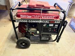 MIGHTY-QUIP GAS POWERED GENERATOR MODEL EU9500 - GX440 COMMERCIAL GENERATOR