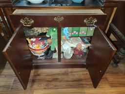 Lot W/ Table & Glassware Misc.