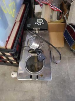 Lot w/Household Items, Baking Pans, Glasses Etc. (Shelf Not Included)