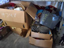 Lot w/Christmas Decor (Shelf Not Included)