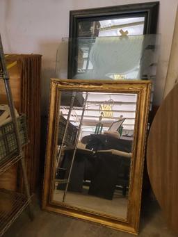 (2) Mirrors & (1) Glass Art