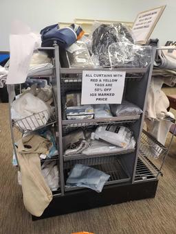 Lot w/Curtains & Rack