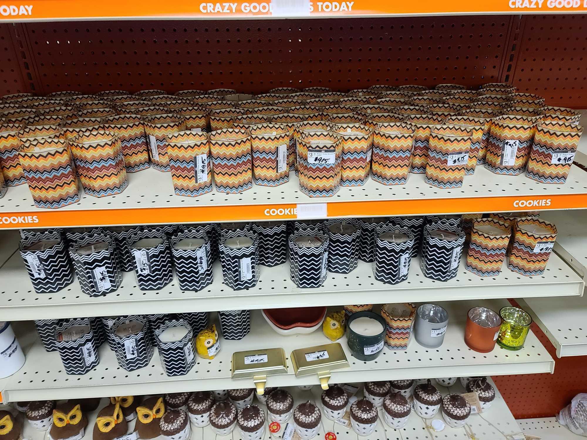 Lot w/Candles (Rack Not Included)