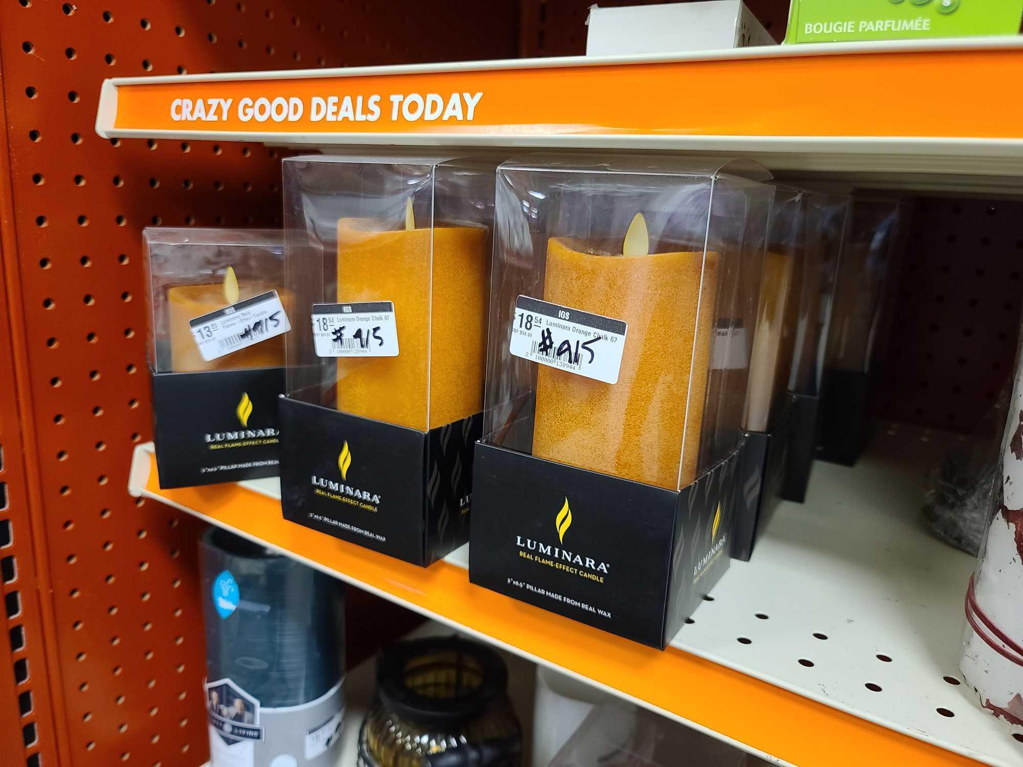 Lot w/Candles (Rack Not Included)