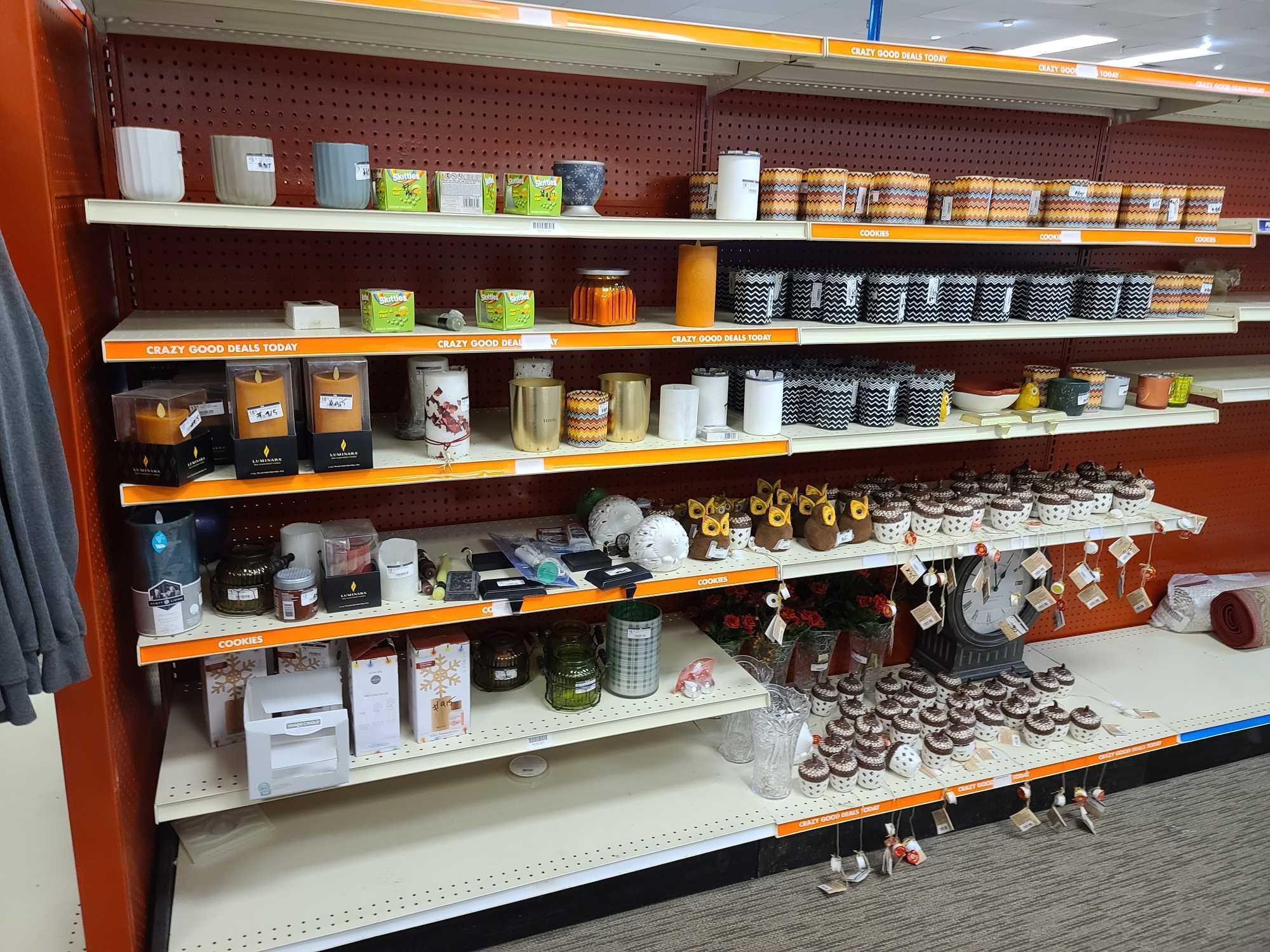 Lot w/Candles (Rack Not Included)