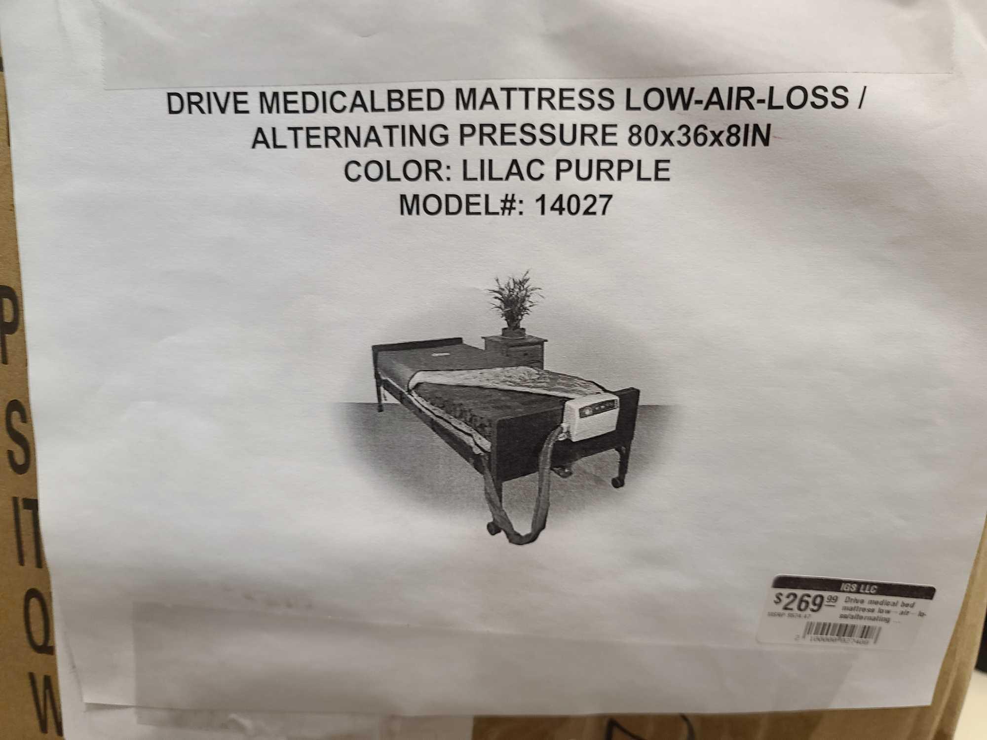 Lot w/medical Mattress, Mirror, Foot SPa & Bed Rail(Rack Not Included)