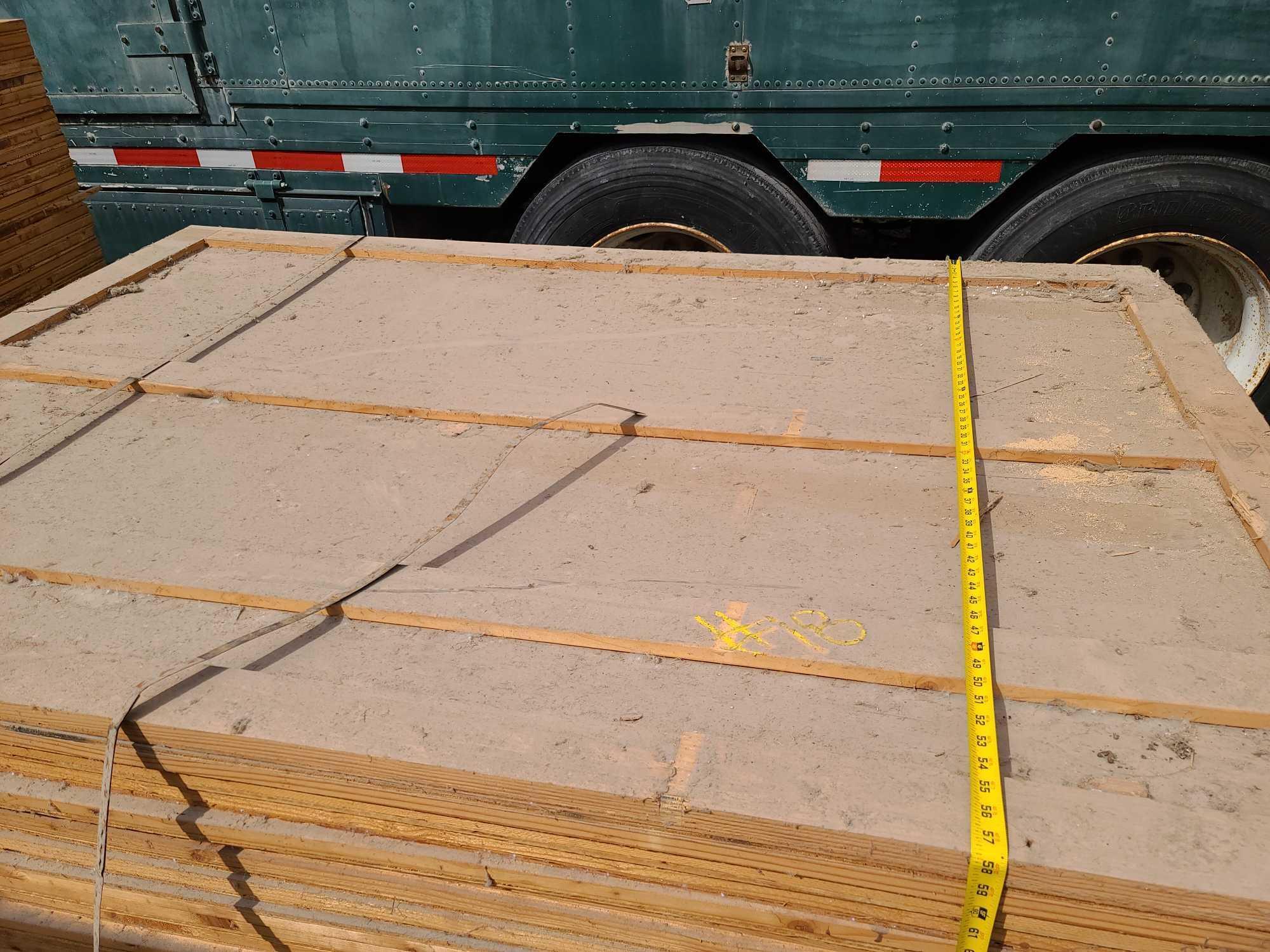 Lot w/Disassembled Shipping Plywood Crates apprx. 7ft. x 5ft.