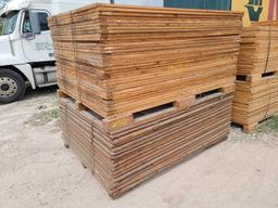 Lot w/Disassembled Shipping Plywood Crates apprx. 7ft. x 5ft.