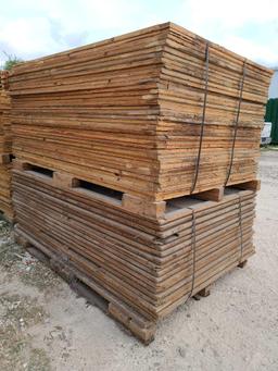Lot w/Disassembled Shipping Plywood Crates apprx. 7ft. x 5ft.
