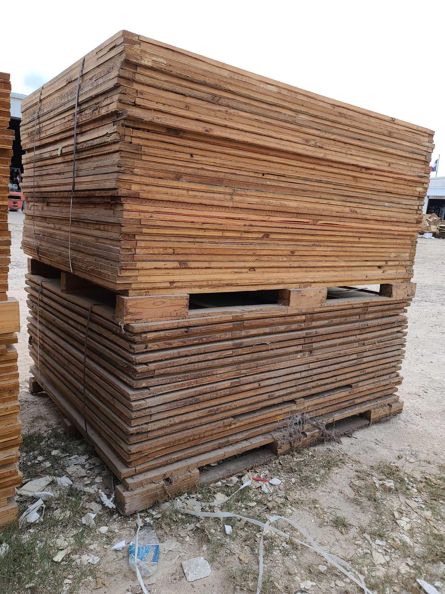 Lot w/Disassembled Shipping Plywood Crates apprx. 7ft. x 5ft.
