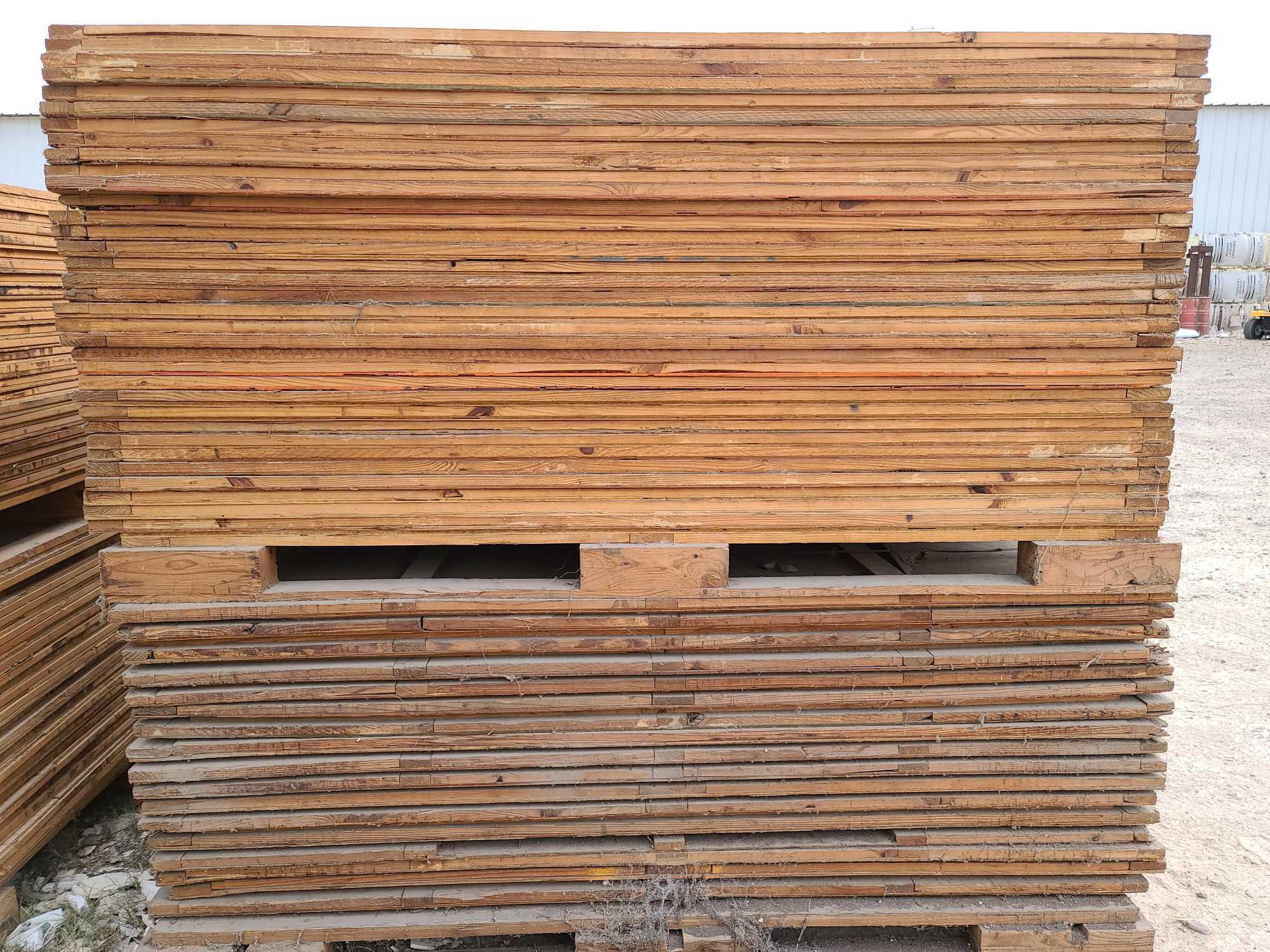 Lot w/Disassembled Shipping Plywood Crates apprx. 7ft. x 5ft.