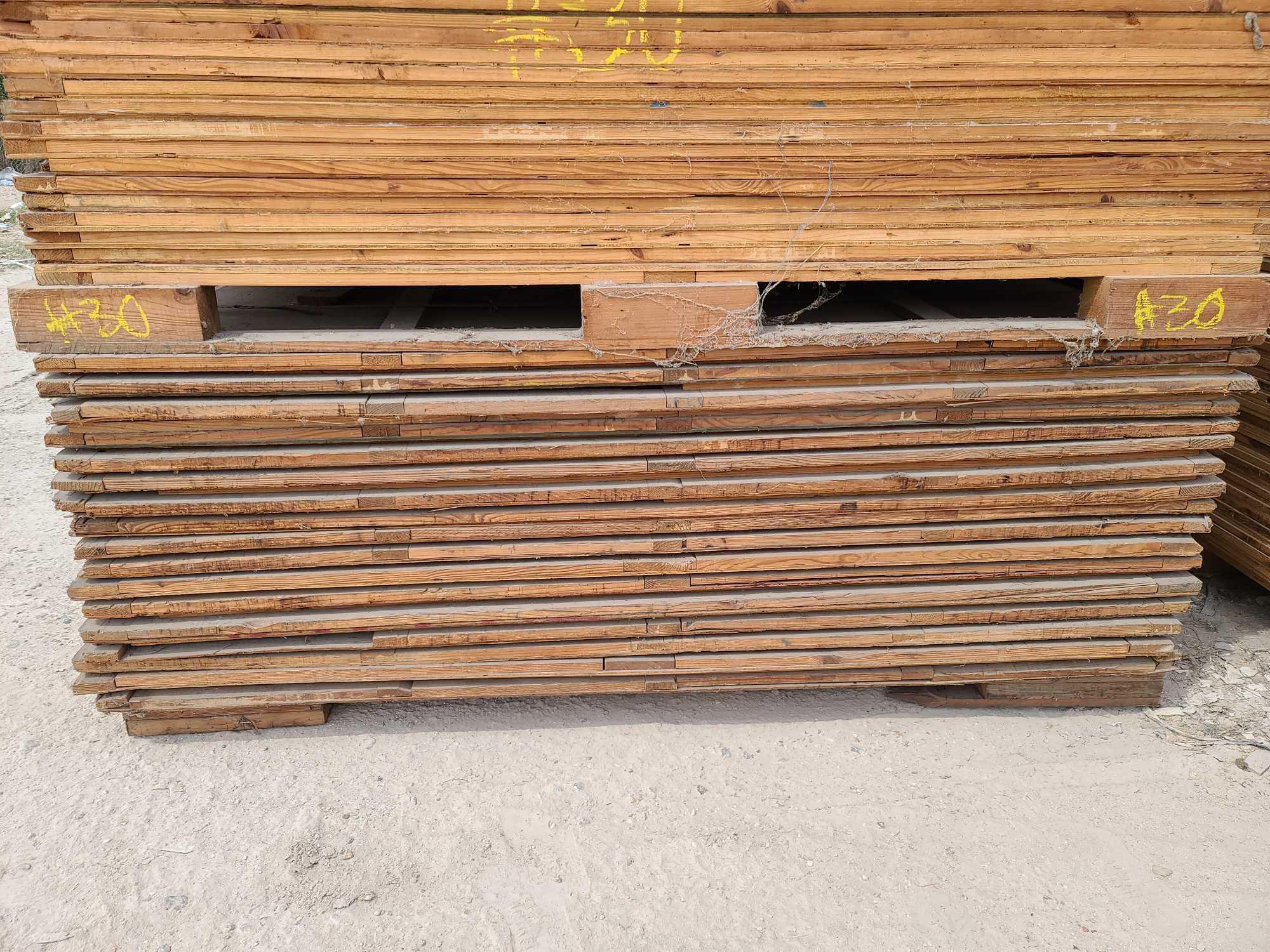 Lot w/Disassembled Shipping Plywood Crates apprx. 7ft. x 5ft.