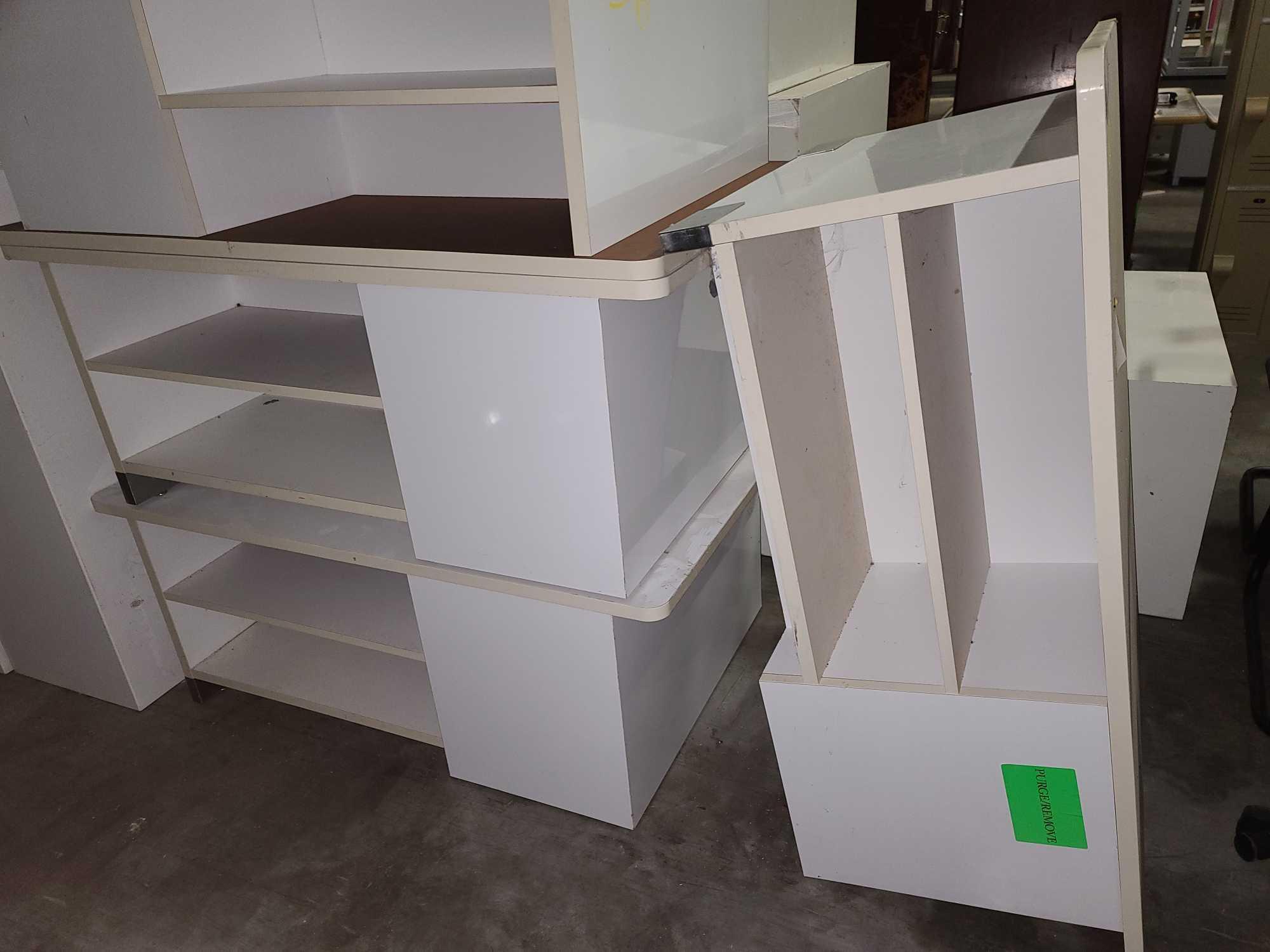 Lot w/Several White Desks