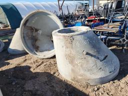 (3) Concrete Precast Risers